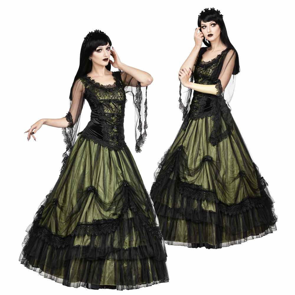 Sinister - 1213 Lange rok - Olijfgroen